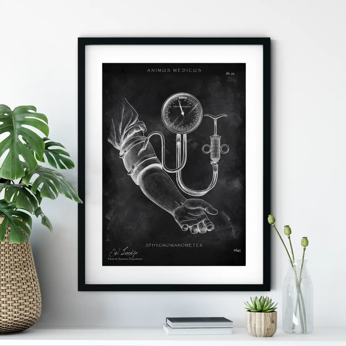 Blutdruck Poster - Chalkboard - Animus Medicus GmbH