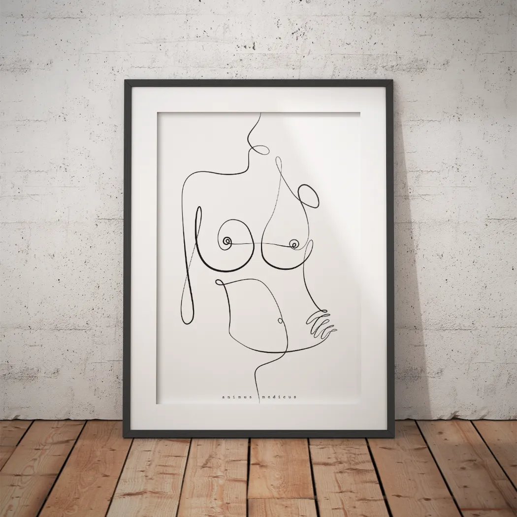 Brust Anatomie Minimalist - Animus Medicus GmbH