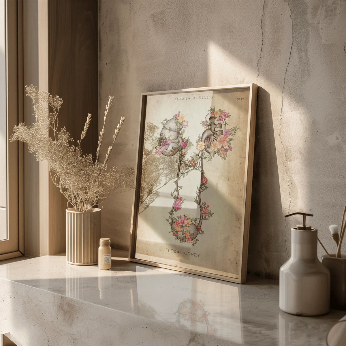 Niere und Blase mit Blumen - Animus Medicus GmbH