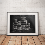 Pharmazie Fläschchen Poster - Chalkboard - Animus Medicus GmbH