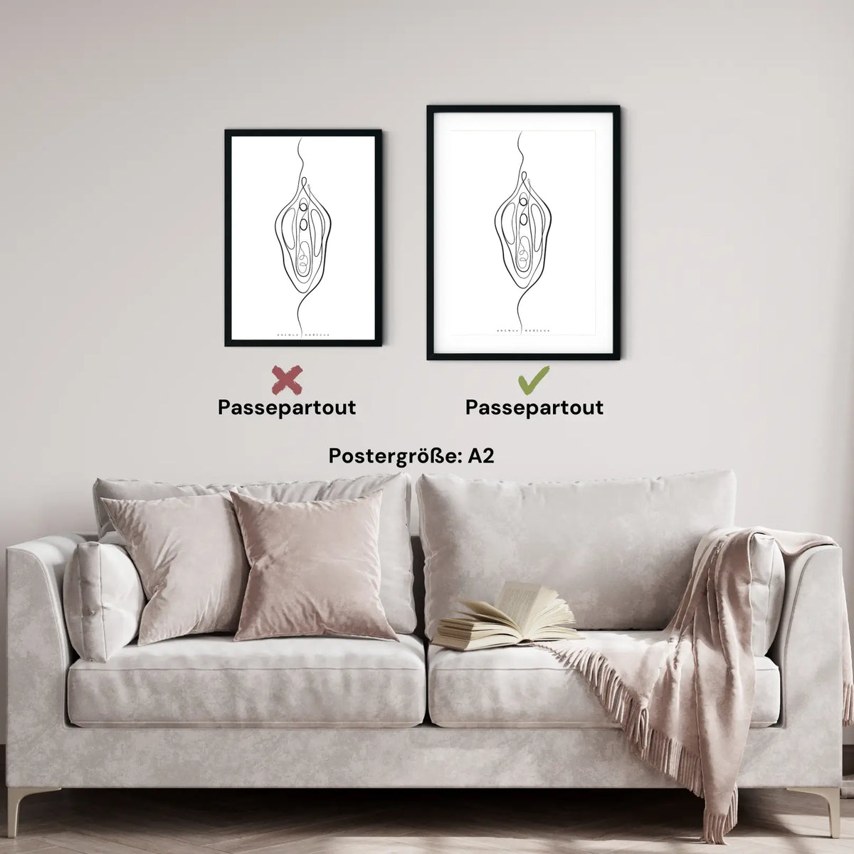 Vulva Anatomie Minimalist - Animus Medicus GmbH