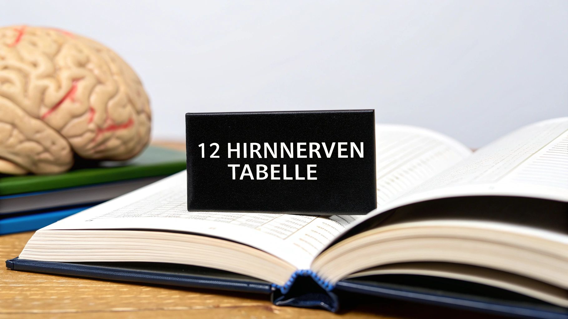 Die komplette 12 Hirnnerven Tabelle für dein Medizinstudium