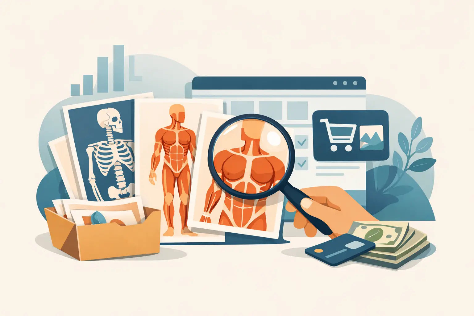 Anatomiebilder kaufen - worauf es ankommt