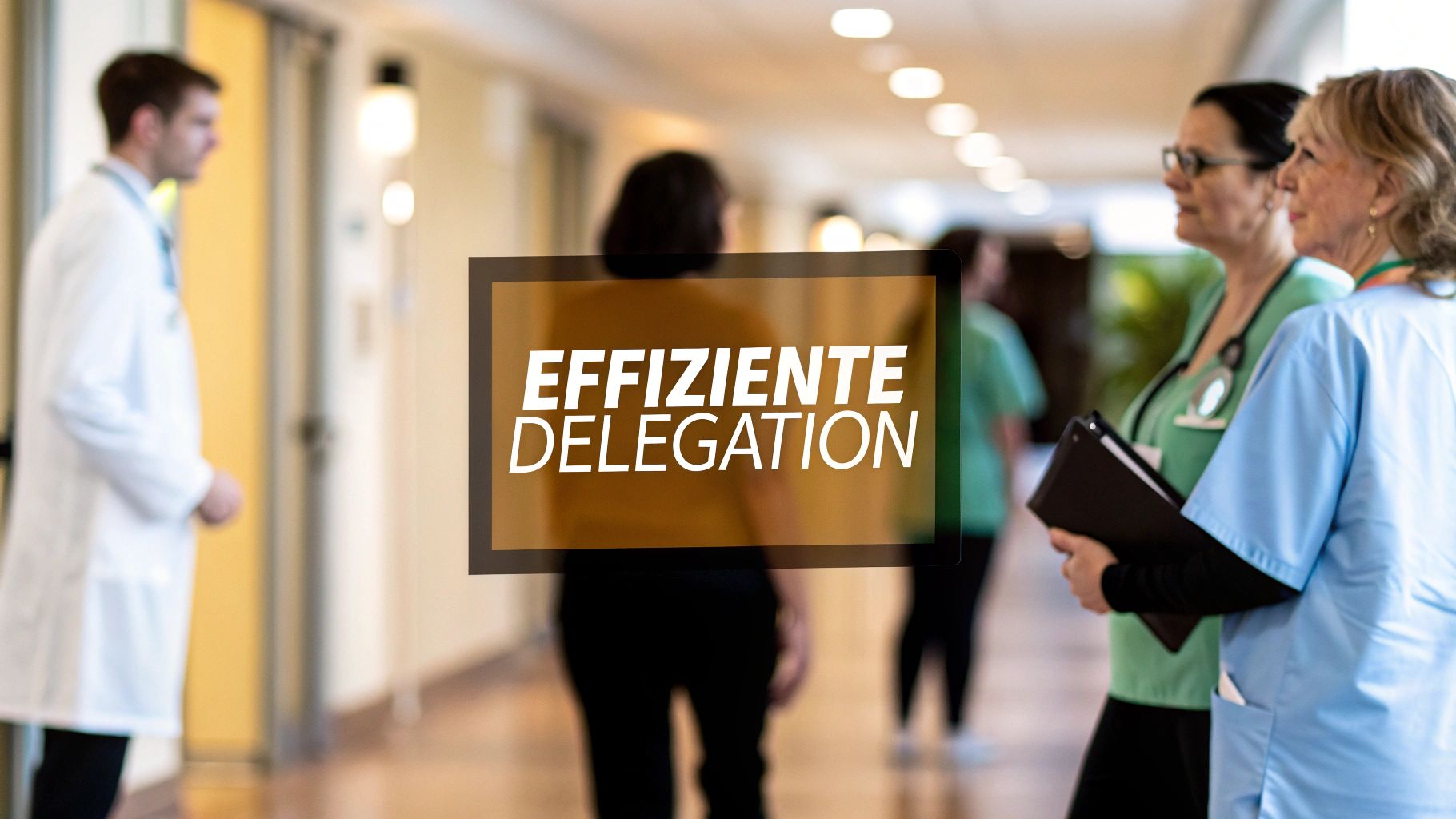 Delegation in der Pflege: Effiziente Arbeitsstrategien - Animus Medicus