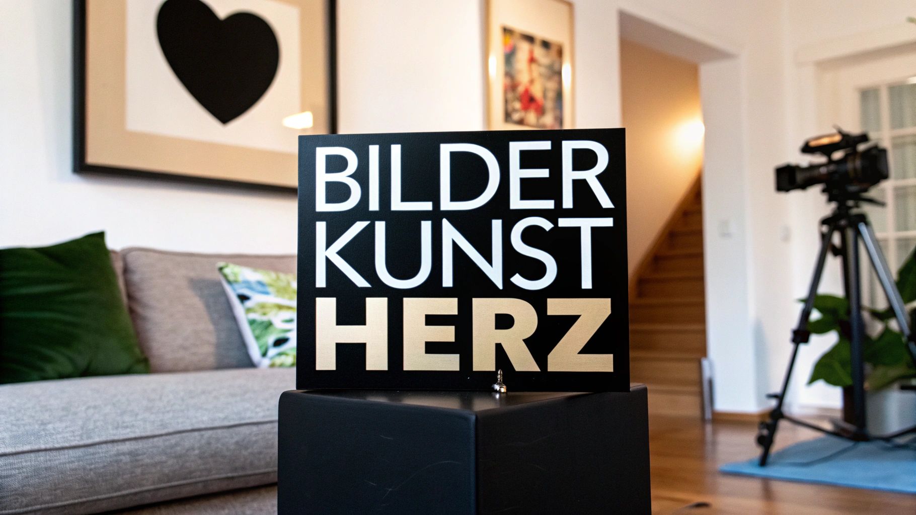 Bilder Kunst Herz als emotionale Wandgestaltung - Animus Medicus
