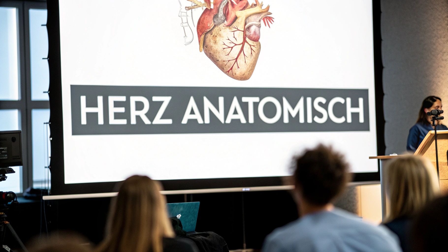 Herz bilder anatomisch verständlich erklärt