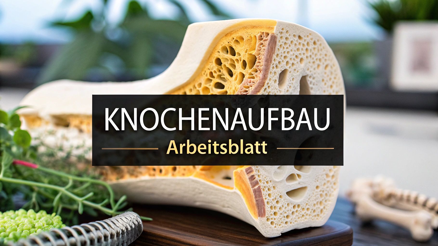 Aufbau des knochens arbeitsblatt für den perfekten anatomie-unterricht