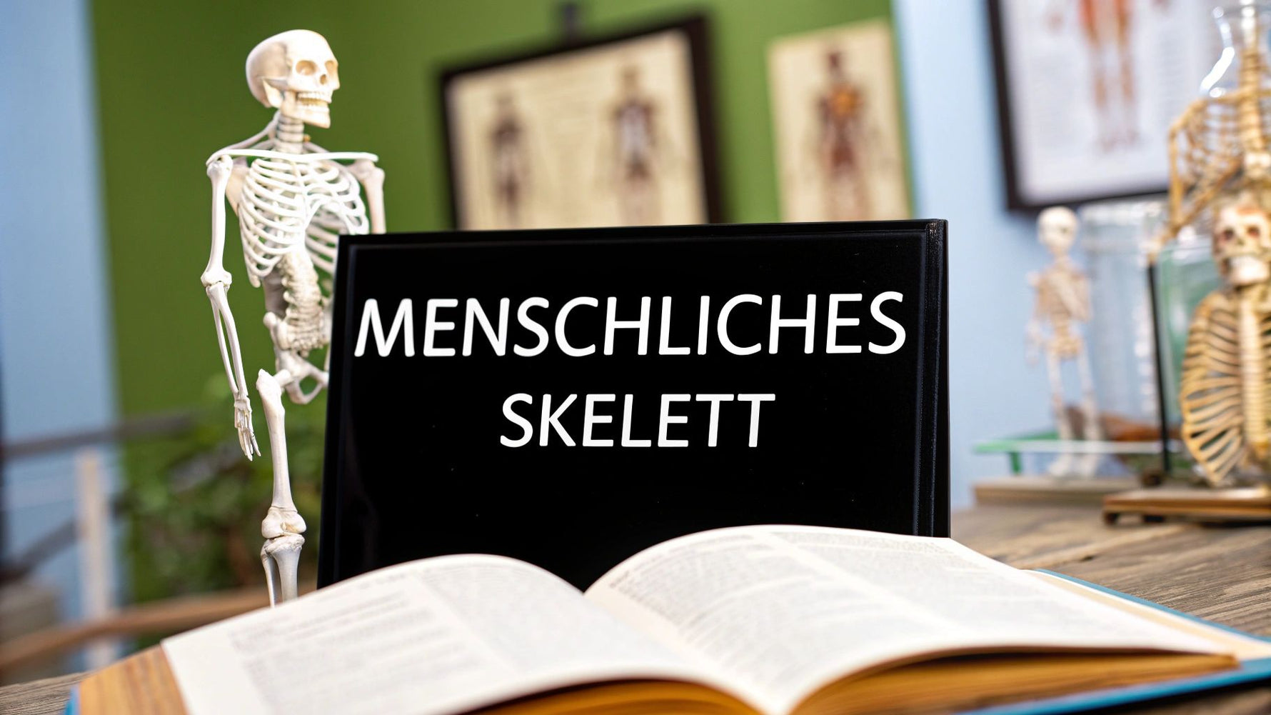 Das Menschen Skelett einfach erklärt