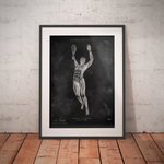 Padel Tennis Anatomie - Chalkboard