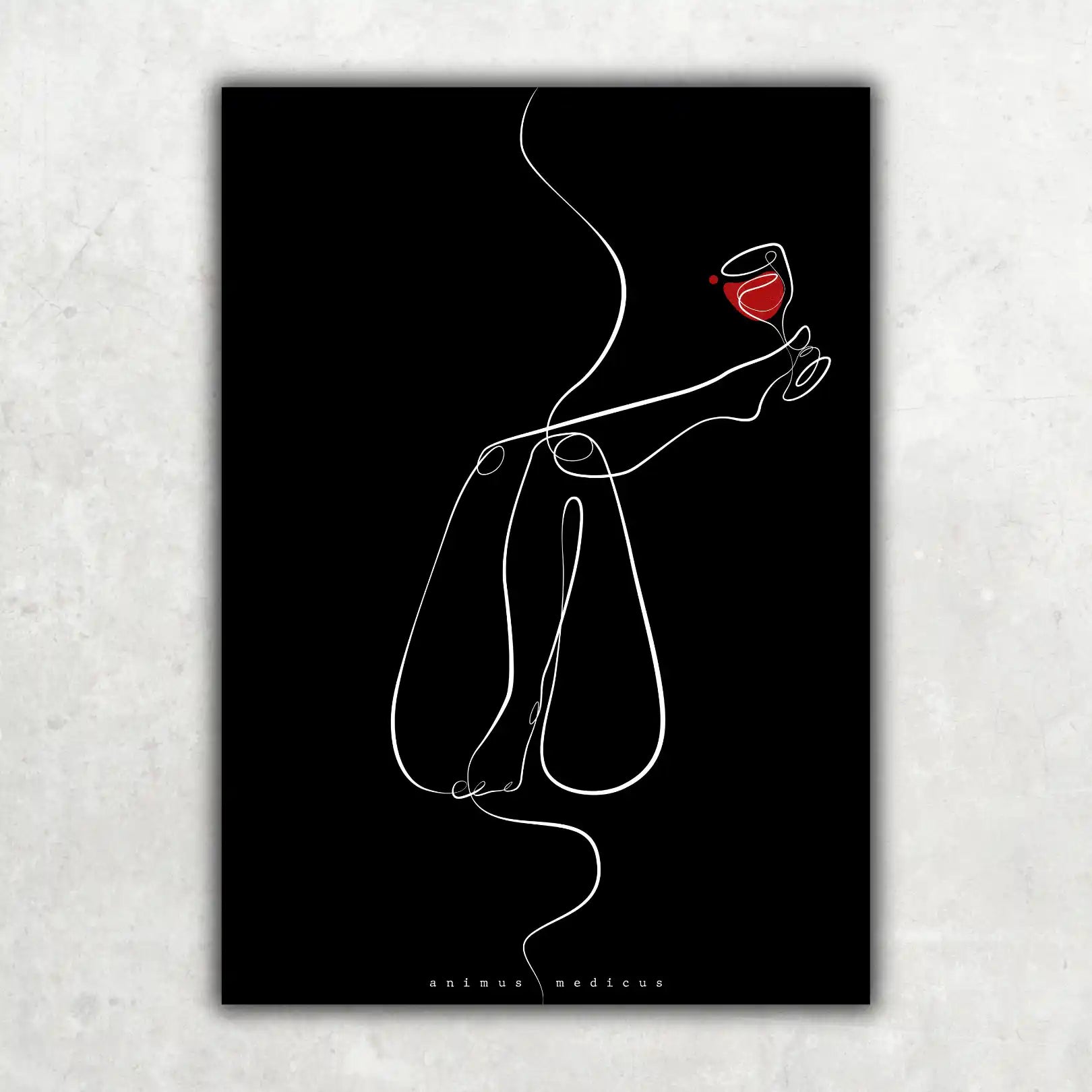 Wein Balancieren Dark