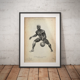 Basketball Anatomy Poster