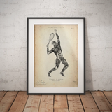 Tennis Anatomy Poster