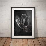 Blutdruck Poster - Chalkboard