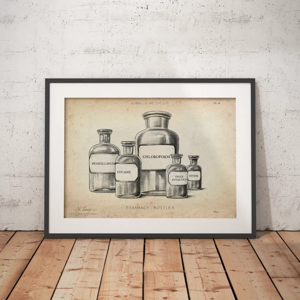 Pharmacy Bottle Poster