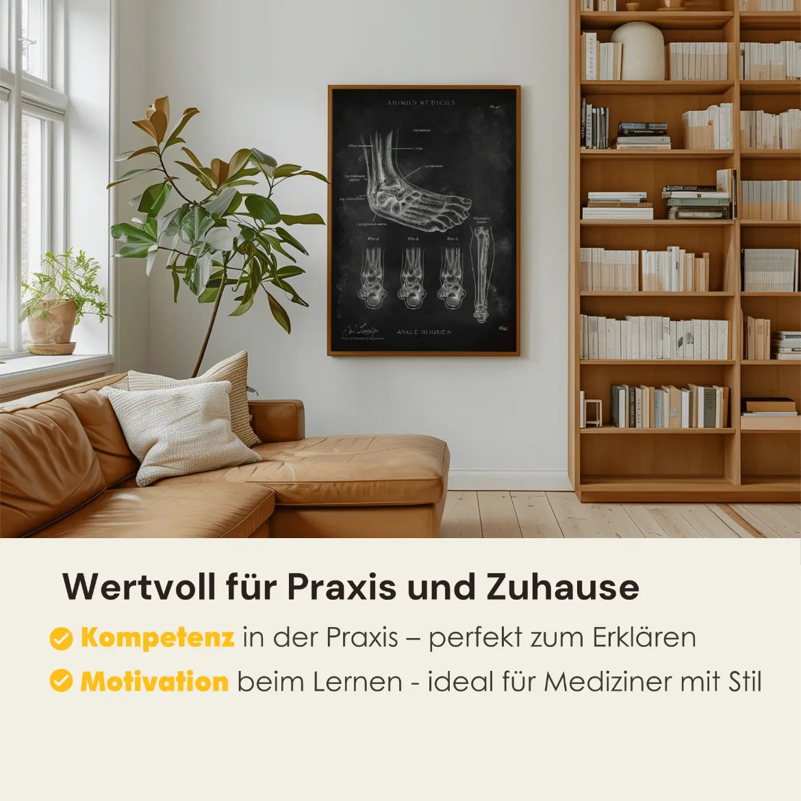 Sprunggelenk mit Bänderriss - Chalkboard
