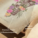 Larynx with Flowers