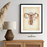 Uterus with flowers