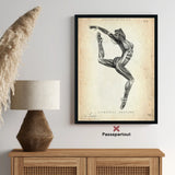 Gymnastics Anatomy Poster II