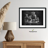 Pharmacy Bottle Poster - Chalkboard