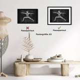 Yoga Anatomie Poster - Chalkboard