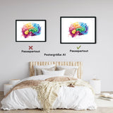 Gehirn Anatomie - Rainbow