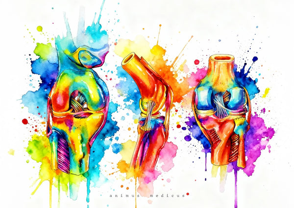 Knie Anatomie - Rainbow