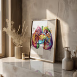 Lungen Anatomie - Rainbow
