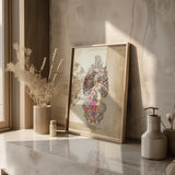 Chest with flowers