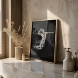 Volleyball Anatomie Poster - Chalkboard