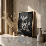 Bodybuilder Anatomie Poster - Chalkboard