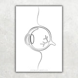 Augen Anatomie Minimalist - Animus Medicus GmbH