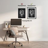 Baby in Gebärmutter - Chalkboard - Animus Medicus GmbH