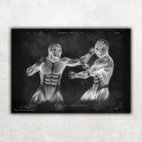 Boxer Anatomie Poster - Chalkboard - Animus Medicus GmbH