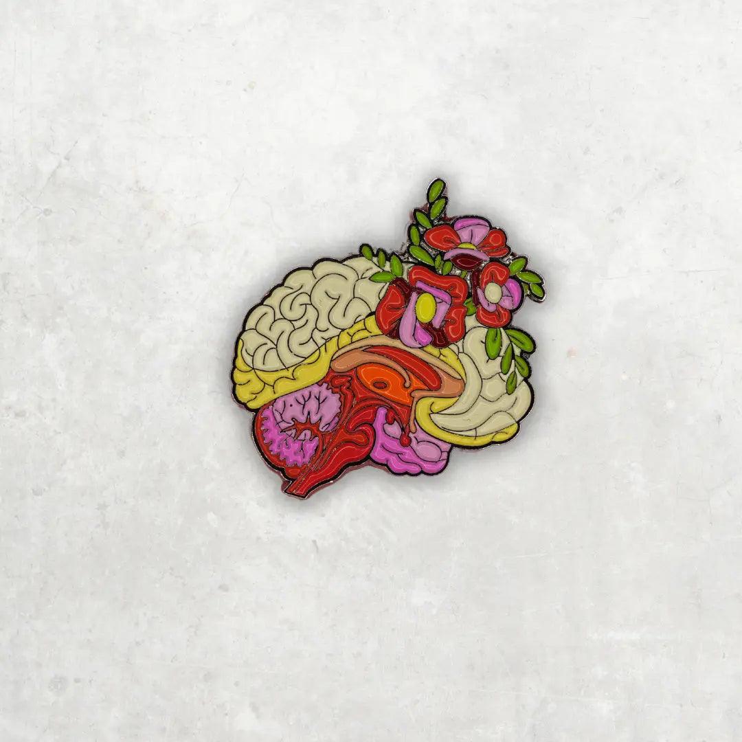 Gehirn Anatomie Pin - Animus Medicus GmbH