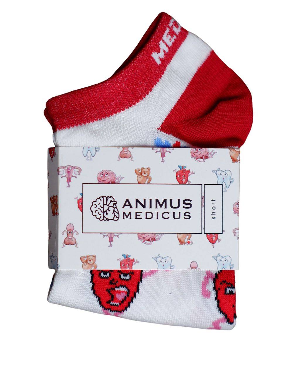 Herz Anatomie Sneaker Socken - Animus Medicus GmbH