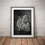 Herz im Schnitt - Chalkboard - Animus Medicus GmbH