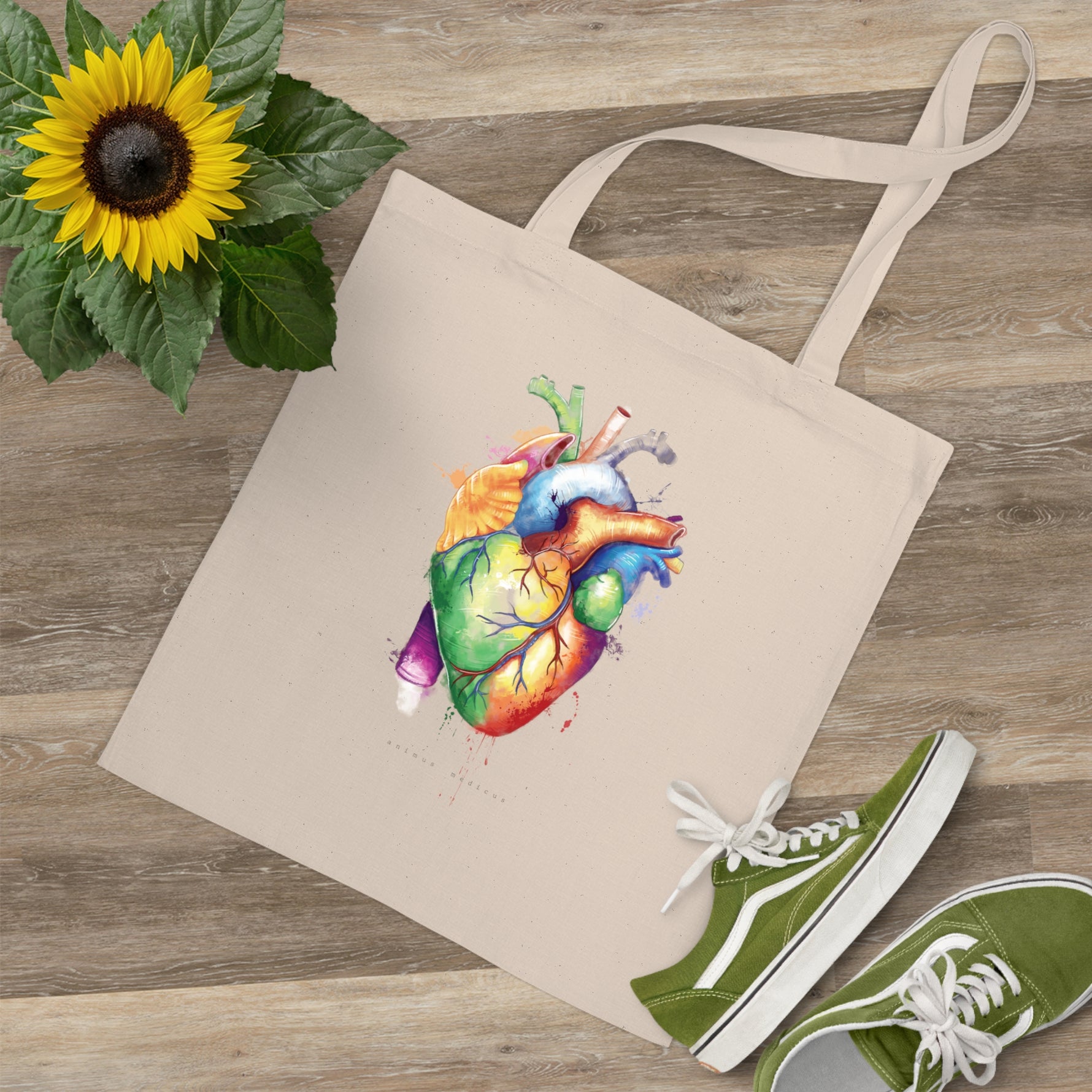 Limited Edition: Dat Jute rainbow Herz - Animus Medicus GmbH