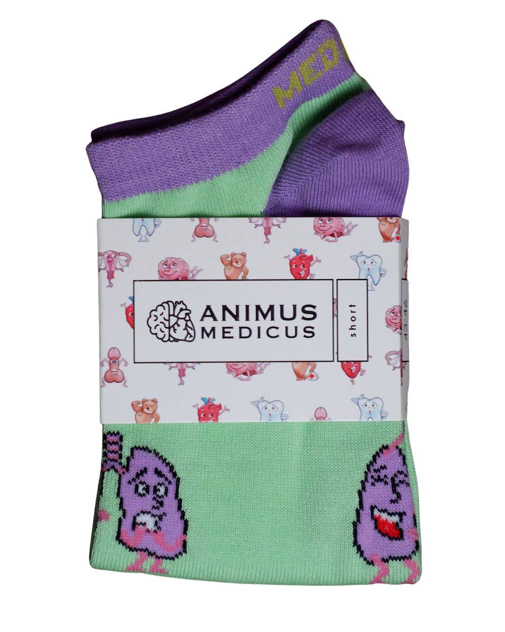 Lungen Anatomie Sneaker Socken - Animus Medicus GmbH