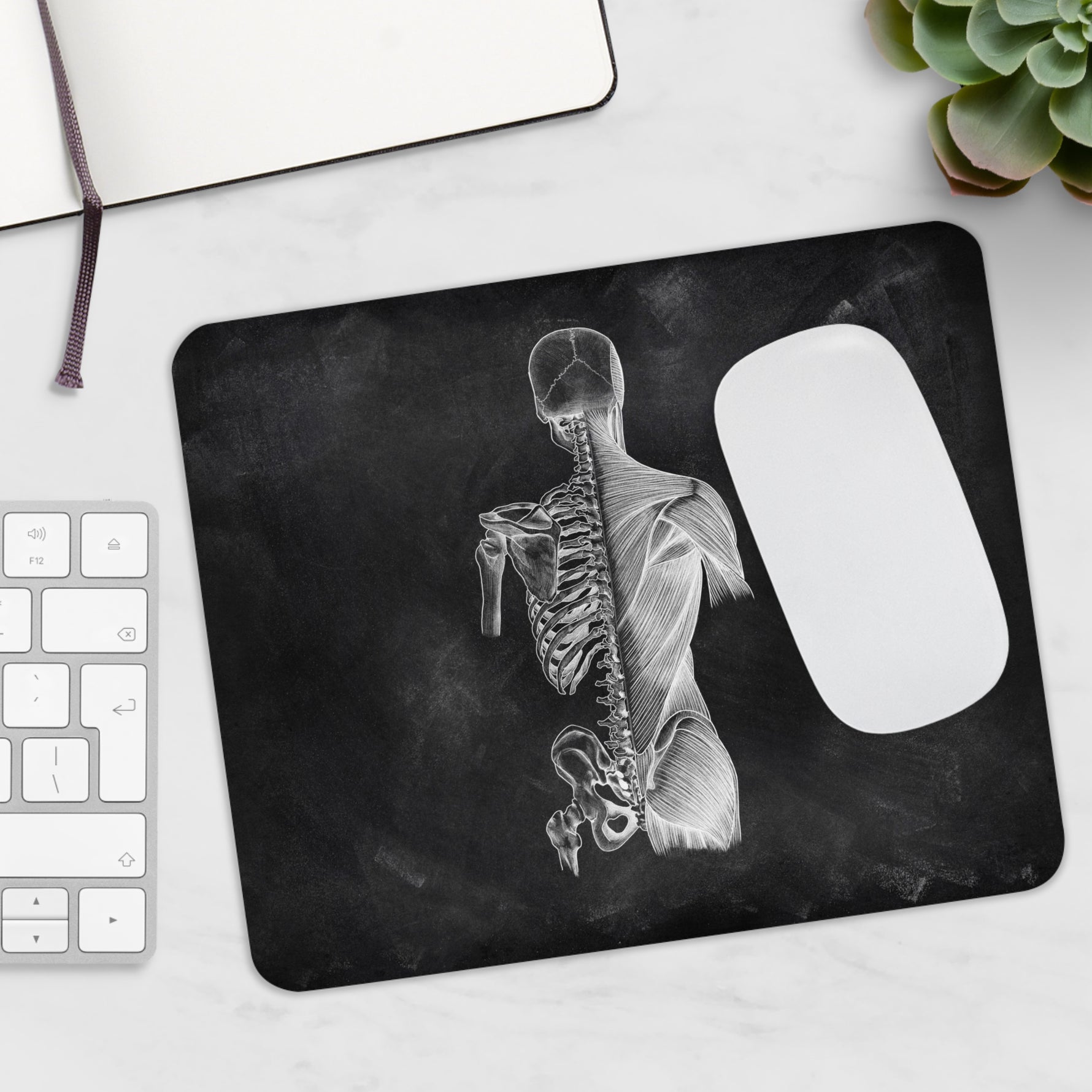Mouse Pad - Rücken in Chalkboard - Animus Medicus GmbH