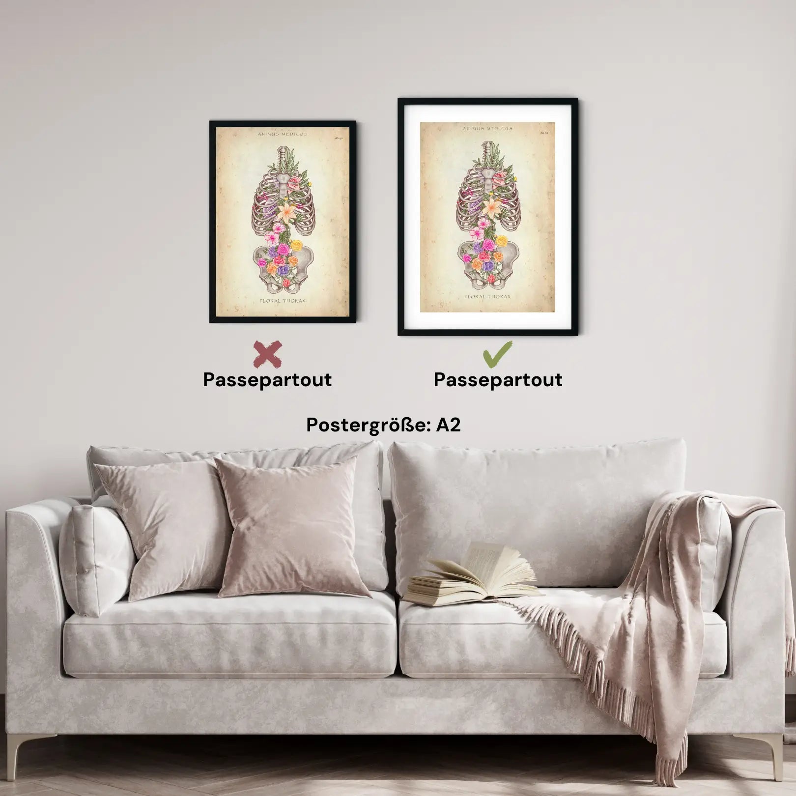 Thorax mit Blumen - Animus Medicus GmbH
