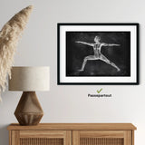 Yoga Anatomie Poster - Chalkboard - Animus Medicus GmbH